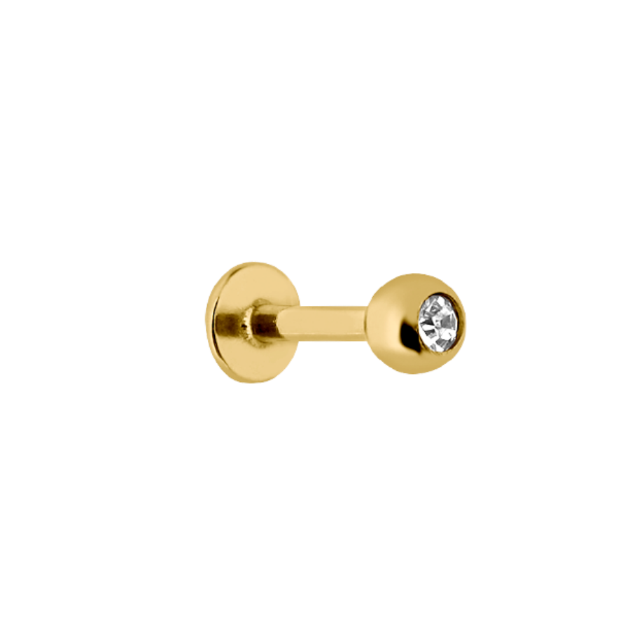 Rundes Kristall-Labret